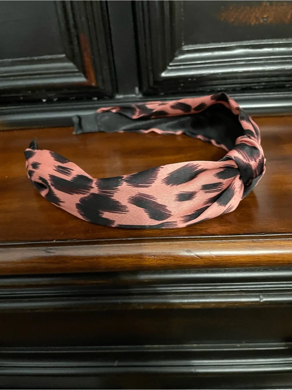 Pink Leopard Knot Headband - Women Accessories new